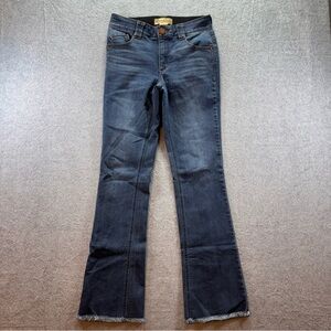 Democracy Ab Technology Jeans Women's size 2  Raw Hem Distressed